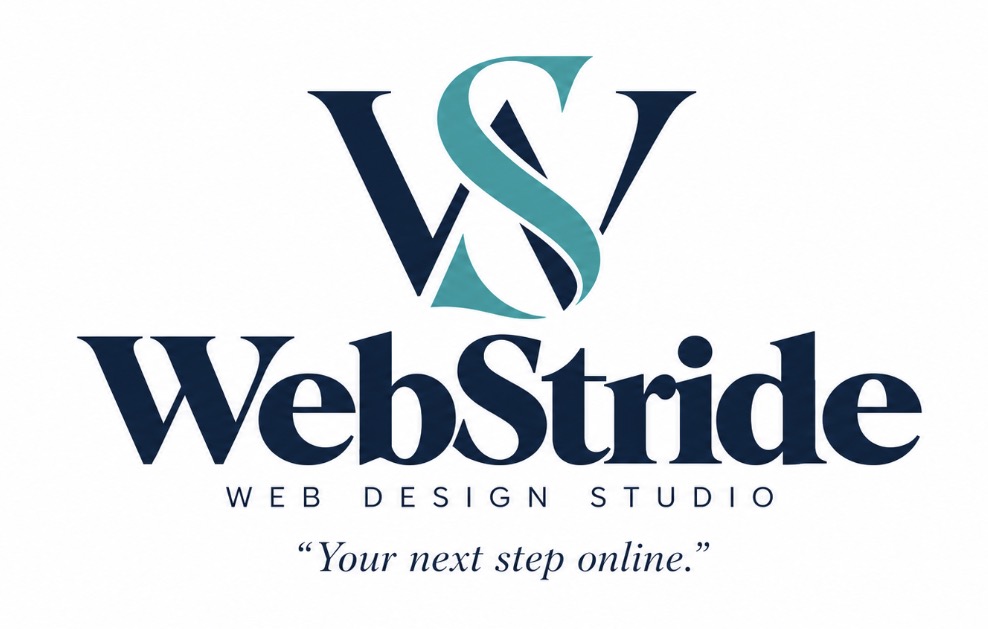 WebStride — Web Design Studio. Your next step online.